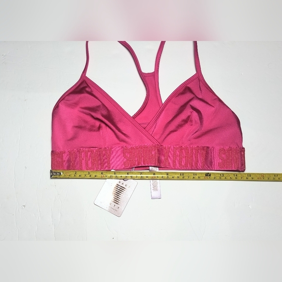 Savage X Fenty By Rihanna Forever Savage Pink Racerback Wireless Bralette L NWT - Picture 3 of 7